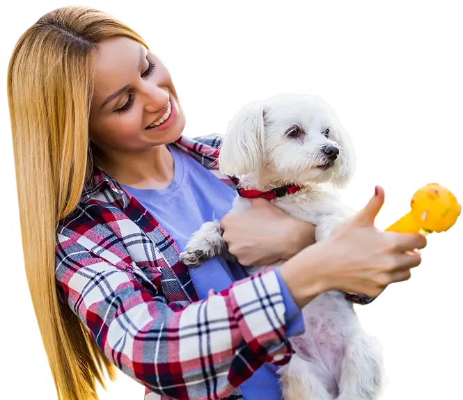 img-beautiful-woman-playing-her-maltese-dog-park